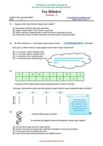 Fen Bilimleri Ücretsiz - 2